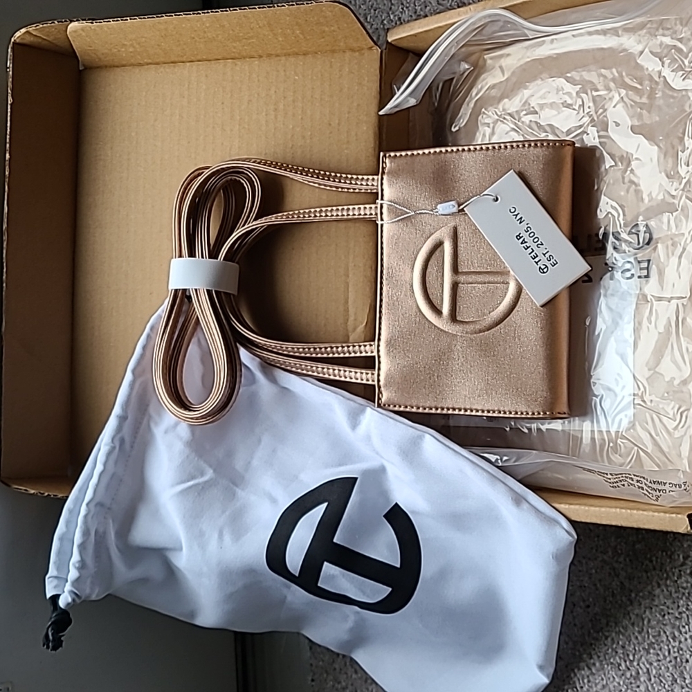 Telfar Small Shopper-Copper